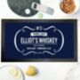 Personalised Vintage Whiskey Bar Mat, thumbnail 4 of 4