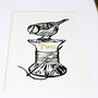 Personalised 'Cotton' Second Wedding Anniversary Print, thumbnail 12 of 12