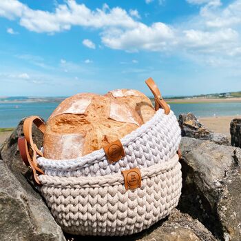 Crochet Bread Basket, 2 of 9