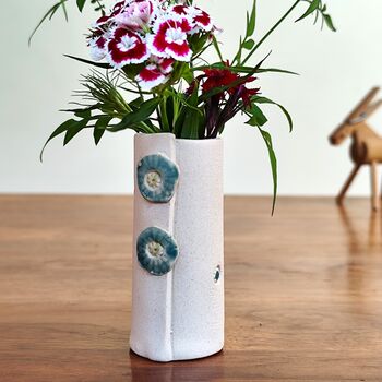 Ceramic Stem Bud Vase Handmade Personalised, 8 of 11
