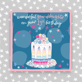 13th Birthday Card For Daughter/Granddaughter/Niece, 2 of 3