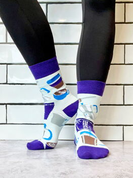 Coffee Illustrated Socks | British Made, 5 of 5