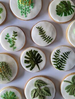 Personalised Hand Painted Botanical Biscuits, 5 of 7