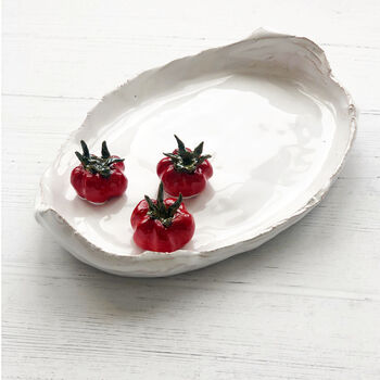 Gifts For Cooks: Ceramic Cherry Tomatoes Tapas Dish, 6 of 10