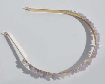 Crystal Gemstone Headband Hairband Choice Of Crystals, 4 of 10