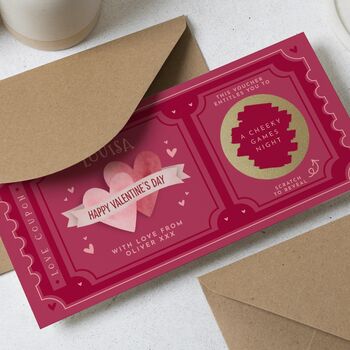 Valentine's Scratch Gift Voucher For Her Or Him, 3 of 4