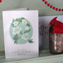 Silver Christmas Card Christmas Rose, thumbnail 1 of 5