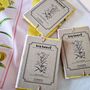 Yellow/Pink Botanical Lily Print Tea Towel, thumbnail 8 of 9