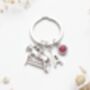 Personalised Horse Riding, Show Jumping Keyring Equestrian Gift, thumbnail 2 of 8