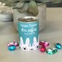 Personalised Easter Peekaboo Gift Tin With Chocolate, thumbnail 3 of 4
