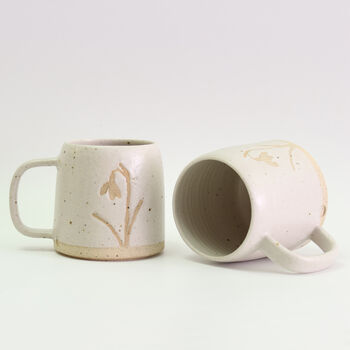 Snowdrop Stoneware Mug, 2 of 4