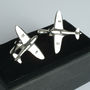 Spitfire Cufflinks Personalised. Handmade Gifts For Men, thumbnail 2 of 6