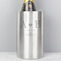 Wedding Anniversary Gifts Personalised Monogram Wine Cooler, thumbnail 2 of 4