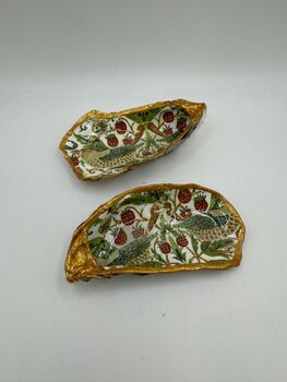 Two William Morris Print Oyster Shells, 2 of 3