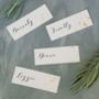 Gold Or Silver Splattered Name Place Cards, thumbnail 1 of 2