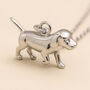 Personalised Sterling Silver Labrador Necklace, thumbnail 2 of 9