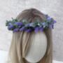 Lavender Flower Hair Crown, thumbnail 6 of 7