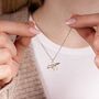 T Rex Silver Necklace Personalised, thumbnail 1 of 5