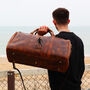 Personalised Buffalo Leather Weekender Bag, thumbnail 1 of 12