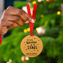 Personalised Written In The Stars Christmas Decoration, thumbnail 1 of 6