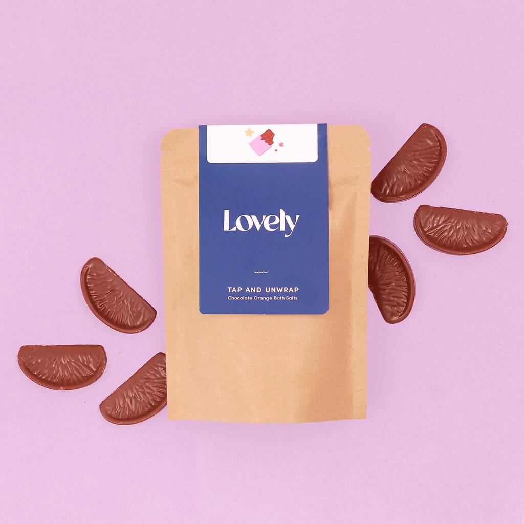 Tap And Unwrap Choc Orange Bath Salts, 1 of 4