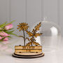 Personalised Birth Flower Glass Dome Decoration, thumbnail 1 of 8