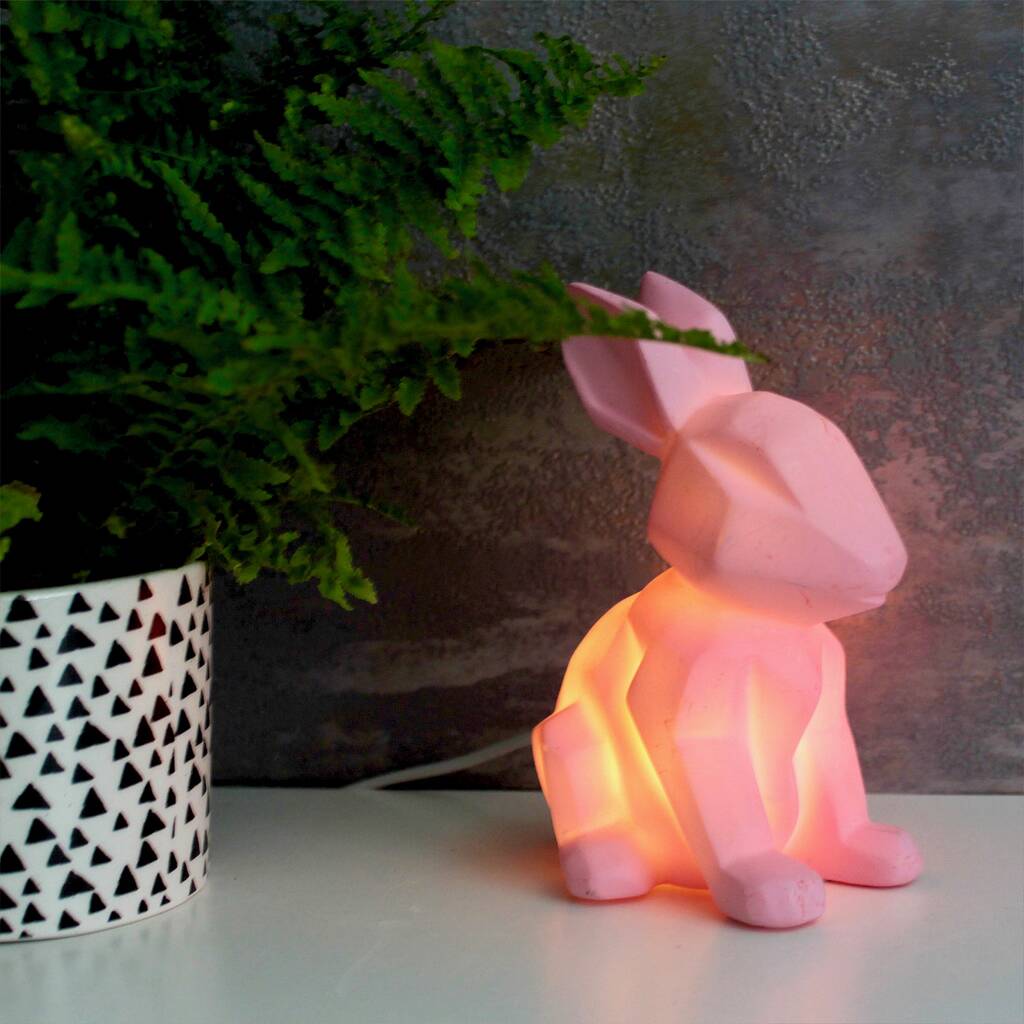 Pink Rabbit LED Night Light, 1 of 5