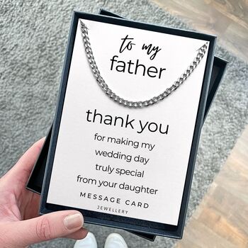 Thank You Gift For Father Of The Bride On Wedding Day, 6 of 6