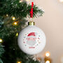 Personalised Santa Bauble Christmas Gift For Kids, thumbnail 3 of 5