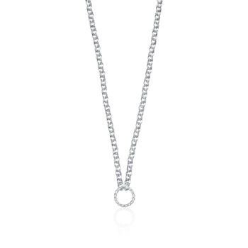 Sterling Silver Eternity Twist Charm Collector Necklace, 2 of 5