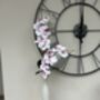 White And Pink Phalenopsis Orchid In Tall Slim Vase, thumbnail 8 of 8