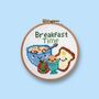 Breakfast Time Cross Stitch, thumbnail 1 of 10