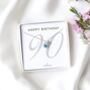 Personalised 90th Gift – Initial And Birthstone Charm, thumbnail 1 of 6