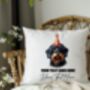 Personalised Wirehaired Daschund Birthday Congratulations Party Cushion, thumbnail 2 of 2