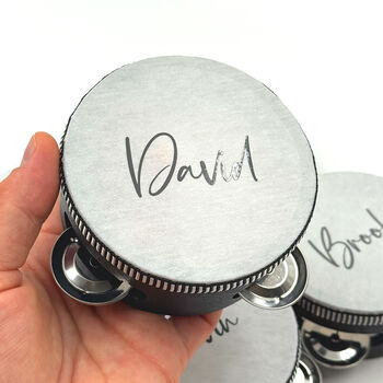 Custom Name Decals For Tambourines And Gift Bags, 2 of 12