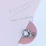 Two Heart Necklace In Sterling Silver, thumbnail 6 of 9