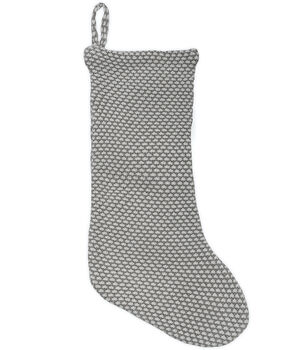 Cotton Weave Christmas Stocking, 4 of 4
