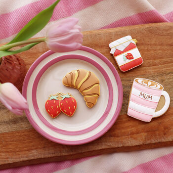 Biscuiteers Hand Iced Breakfast In Bed Letterbox Biscuits, 2 of 2