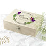 Personalised Floral Bridesmaid Keepsake Box, thumbnail 1 of 12