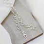 Sterling Silver Shimmer Link Necklace, thumbnail 4 of 9