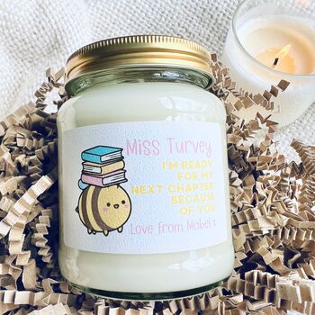 Personalised Ready For My Next Chapter Candle, 6 of 11