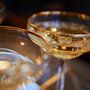 Pair Of Gatsby, Crystal Gold Rimmed Champagne Glasses, thumbnail 7 of 11