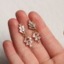 Art Deco Silver Drop Earrings, thumbnail 4 of 11