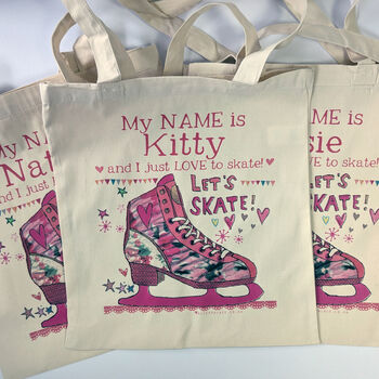 Personalised Love To Ice Skate Bag, 12 of 12