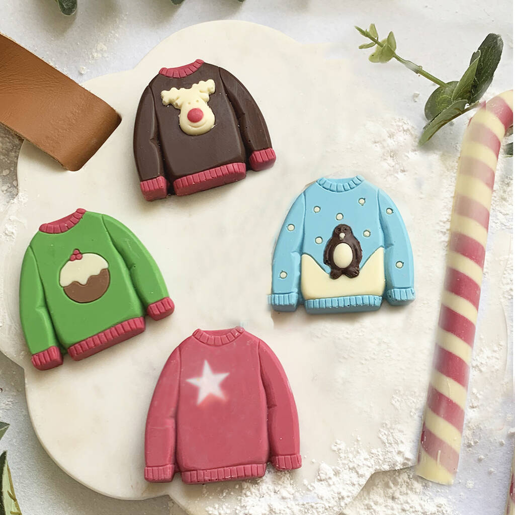 Chocolate Christmas Jumpers, 1 of 3