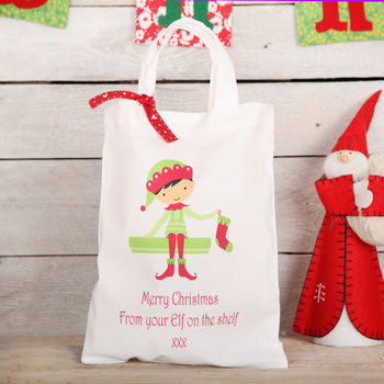 Christmas Personalised Cotton Bag, Three Designs, 2 of 4