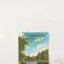 Walthamstow Wetlands Travel Poster Art Print, thumbnail 2 of 8