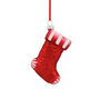 Personalised Christmas Stocking Glass Tree Decoration With Gift Box, thumbnail 3 of 4