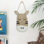 Children's Wooden Animal Face Hanging Plaques, thumbnail 7 of 9