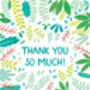 Thank You Card, General Thank You Card, Botanical, thumbnail 3 of 3